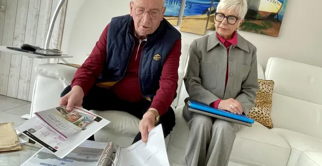 photo  thierry et yolande werlé ont préparé un dossier en vue de leur procès contre le maire de brétignolles, suite au décès par noyade de leur fille en août 2023.  &copy;  ouest-france 