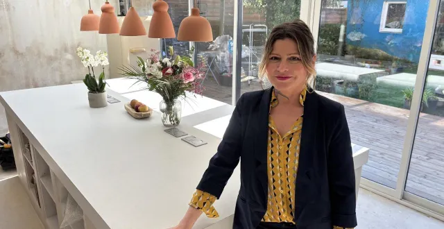 photo  claire vallée ouvrira bientôt un nouveau restaurant vegan, chez elle, dans sa nouvelle maison, à trentemoult.  &copy;  ouest-france 