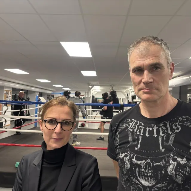 photo élodie chaussin, présidente et philippe seurin, entraîneur au ring alençonnais, préparent le gala du 25 avril.  ©  ouest-france