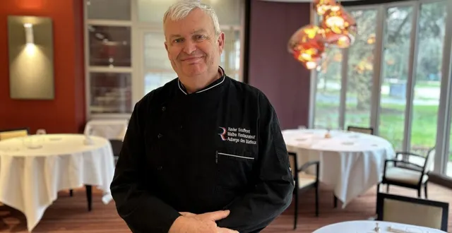 photo  xavier souffront, maître restaurateur de l’auberge des matfeux à arnage.  &copy;  ouest-france 