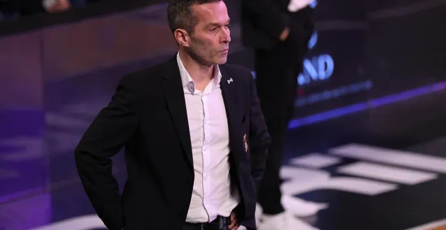 photo  jean-baptiste lecrosnier n’arrive pas à expliquer le double visage affiché par ses joueurs.  &copy;  marc olejnik 