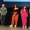 photo  les sept doctorants participants au concours ma thèse en 180 secondes. de gauche à droite : amandine passin, aurélie trottin-neiger, étienne chèvremont, mariem ben romdhane, kate mungroo, elisa rek et adrien delanoë. 