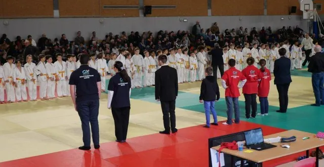 photo  le judo-club a accueilli 168 judokas.  &copy;  ouest-france 
