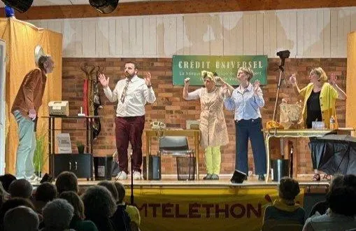 photo  es spectateurs ont partagé un moment de rire et de bonne humeur.  &copy;  le maine libre 