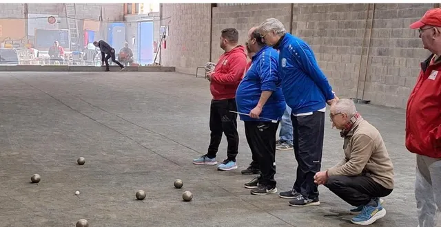 photo  suspense lors de chaque lancé.  &copy;  le maine libre 