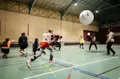 photo  les parties de kin-ball sont à la fois physiques et techniques. 