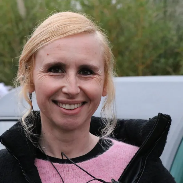 photo clotilde martin, directrice de production sur le film mariage au goût d’orange, a rencontré les élèves de l’école hervé-bazin.  ©  ouest-france