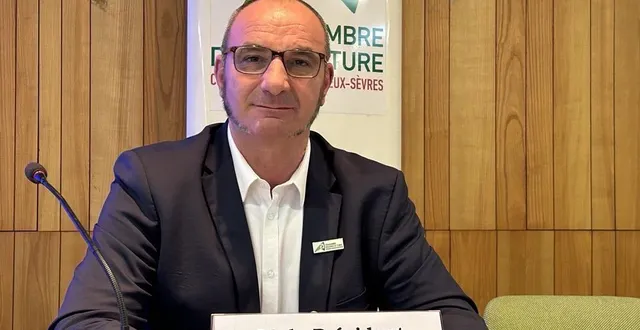 photo  président de la chambre d’agriculture charente-maritime - deux-sèvres, denis mousseau en appelle à l’aide de l’état.  &copy;  co - marie-valérie jannin 