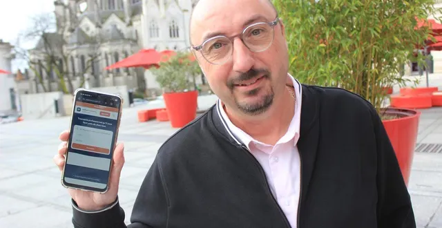 photo  cholet, jeudi 12 mars 2026. à 54 ans, gilles souef découvre la vie d’entrepreneur.  &copy;  co – alexandre blaise 