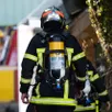 photo  les pompiers sont intervenus à segré (maine-et-loire) pour un feu dans une exploitation agricole. 