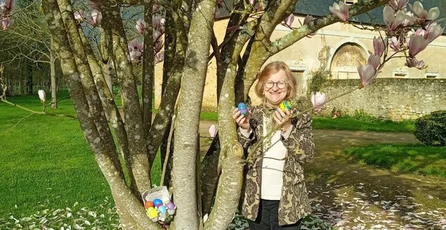 photo  première chasse aux œufs à dobert le 29 mars 2026.  &copy;  château de dobert 