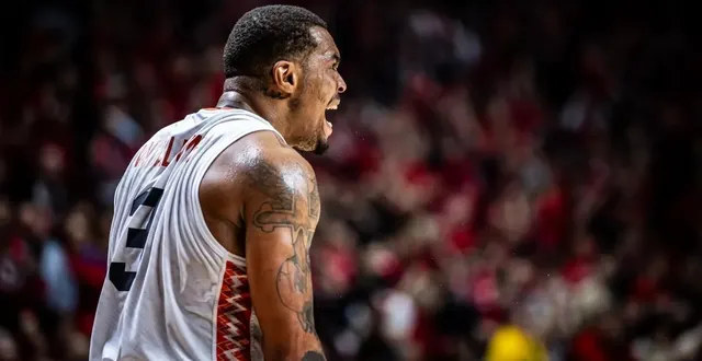 photo  le manceau travante williams à vilnius, mercredi 11 mars 2026 lors de la cinquième journée du top 16 de la ligue des champions de basket (bcl).  &copy;  bcl 