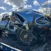 photo  un accident s’est produit entre deux jaguar type e en maine-et-loire. 