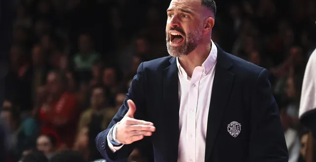 photo  fabrice lefrançois, coach de cholet basket.  &copy;  melvyn augas 