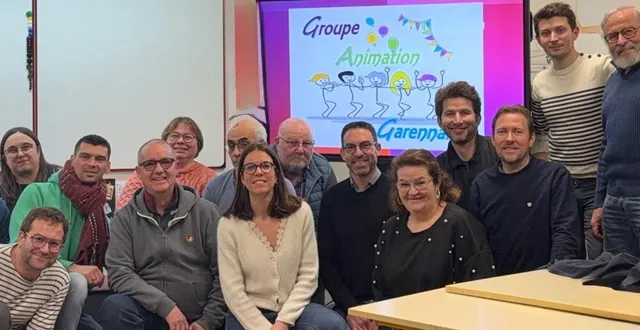 photo  une partie de la nouvelle équipe du gag dont sa présidente anne-claire copleutre, entourée de pascal jacotin (trésorier), sylvain leblanc (vice-président) et michèle marcille (secrétaire).  &copy;  co 