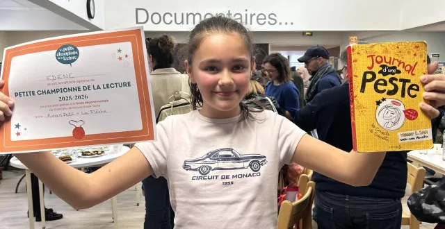 photo  edène, la grande gagnante de cette première des trois finales départementales. elle est qualifiée pour la finale régionale qui aura lieu le 10 avril au château d’angers.  &copy;  le maine libre 