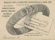 photo  carte commerciale « cointreau fils », 1879. 