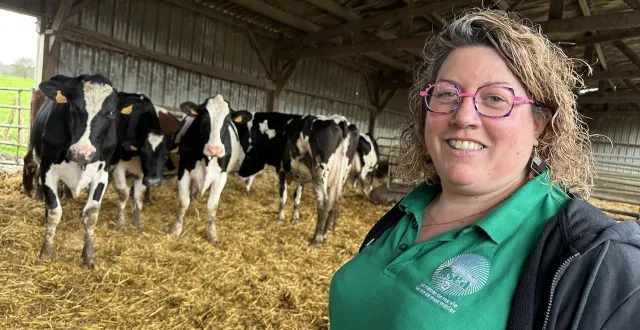 photo  l’agricultrice anabelle chartrain est la première femme en sarthe à avoir été élue présidente de la fdsea (fédération départementale des syndicats d’exploitants agricoles) 72.  &copy;  ouest-france 