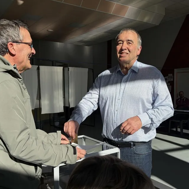 Olivier Toussaint, candidat (divers) à Alençon, a voté à 10 h. Ouest-France photo olivier toussaint, candidat (divers) à alençon, a voté à 10 h. © ouest-france