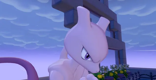 photo  mewtwo, un des pokémon légendaires préférés des joueurs, est présent dans pokémon pokopia.  &copy;  pokémon company 