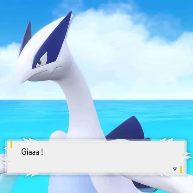photo lugia est un gigantesque oiseau qui vit au fond des océans.  ©  pokémon company