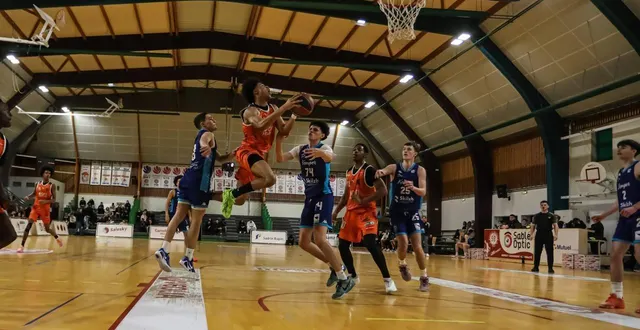 photo  le scm s’était qualifié pour les huitièmes de finale en battant quimper, samedi 14 février 2026, sur le parquet de la salle georges-mention de sablé-sur-sarthe.  &copy;  le maine libre 