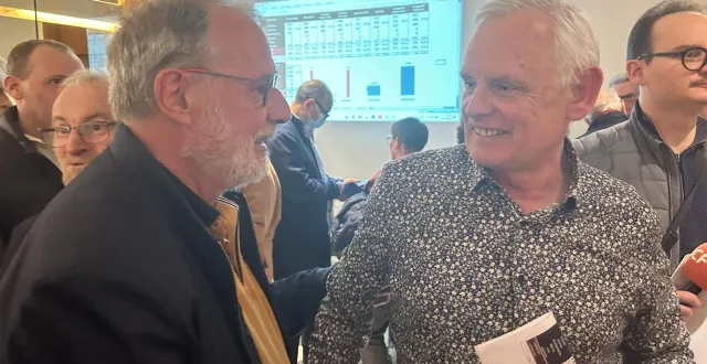 photo  gilles leproust après l’annonce des résultats, ce dimanche 15 mars 2026.  &copy;  ouest-france 