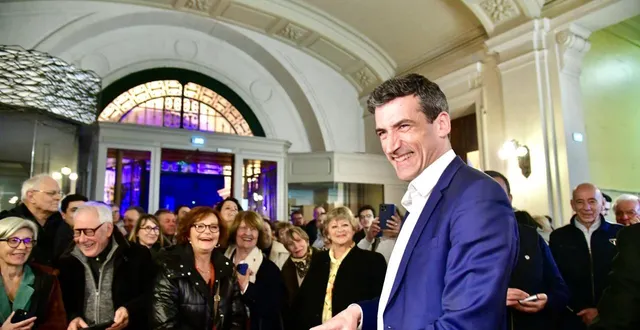 photo  jérôme baloge a été élu pour la troisième fois maire de niort.  &copy;  co - marie delage 