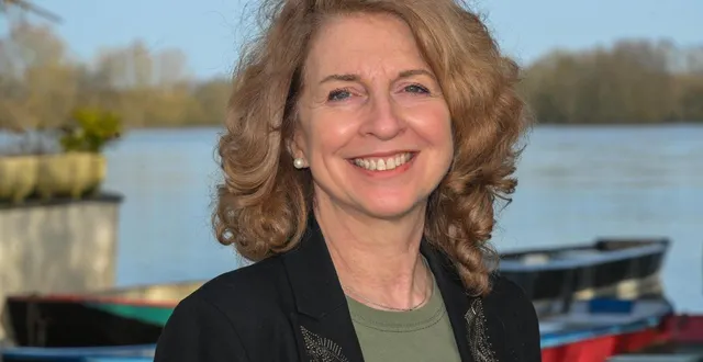 photo  véronique maillet est maire de bouchemaine depuis 2014.  &copy;  co – laurent combet 