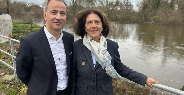 photo  fabien véteau et odile ginestet, les deux têtes de liste ont décidé d’unir leurs forces pour mener la campagne des municipales.  &copy;  co - fabienne supiot 