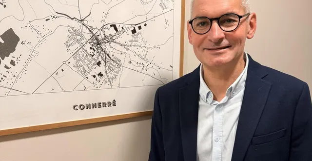 photo  olivier hemonnet va devenir le nouveau maire de connerré, après sa large victoire sur le maire sortant.  &copy;  le maine libre 