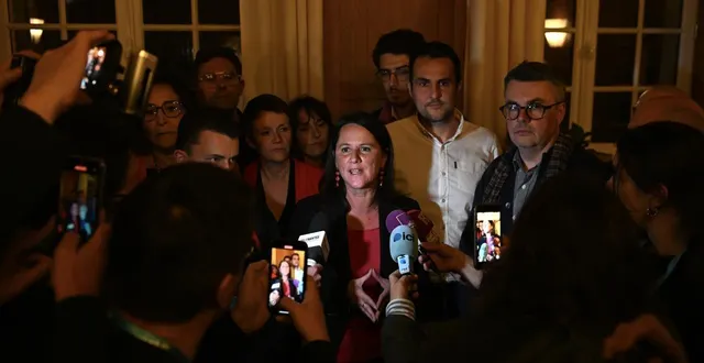 photo  la maire sortante socialiste, johanna rolland, arrive en tête, de peu avec 35,24% des voix.  &copy;  dr 