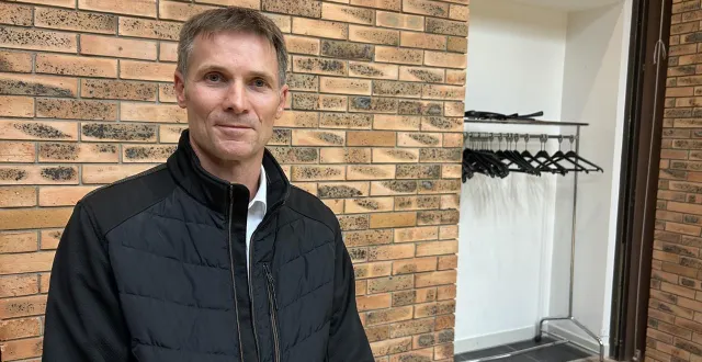 photo  olivier lefeuvre, le candidat de la gauche, est arrivé en tête au premier tour des élections municipales à donges (loire-atlantique).  &copy;  ouest-france 