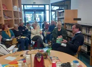 photo  plus de vingt personnes sont venues échanger avec rémy becquart. 