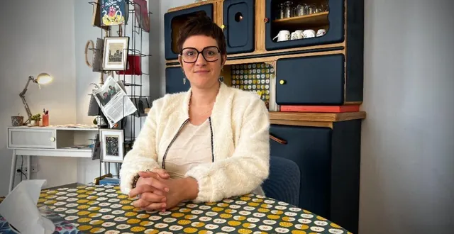 photo  claire mesnil-ples, psychologue clinicienne et responsable du projet les tricotins.  &copy;  le maine libre 