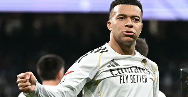 photo  kylian mbappé va faire son retour dans le groupe du real madrid pour le 8e de finale retour de ligue des champions.  &copy;  afp / javier soriano 