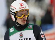 photo  philipp raimund lors de l’étape de coupe du monde de saut à ski de lahti en finlande, le 8 mars 2026. 