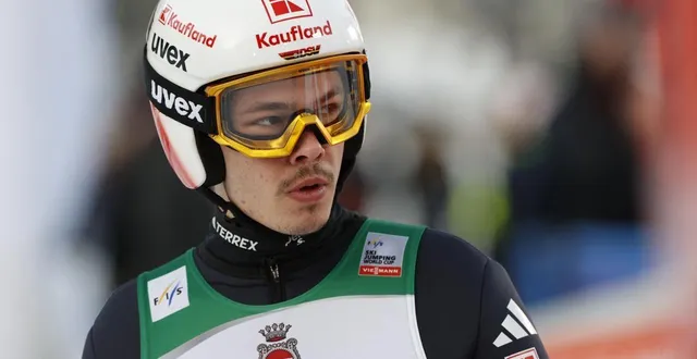 photo  philipp raimund lors de l’étape de coupe du monde de saut à ski de lahti en finlande, le 8 mars 2026.  &copy;  petri korteniemi / afp 