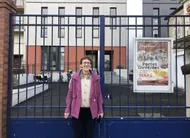 photo  au mans, l'histoire du lycée professionnel joseph-roussel est liée, indirectement, à la famille bollée. ici la proviseure, catherine hannebique. 
