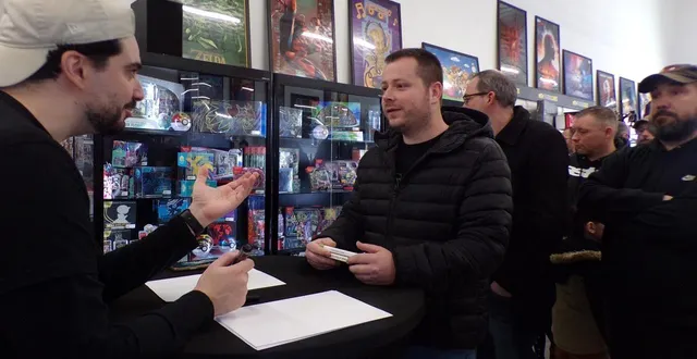 photo  passionnés et fans ont rencontré conkerax lors de l’ouverture de la boutique gamecash.  &copy;  le maine libre 