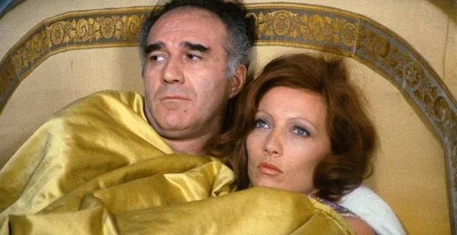 photo  michel piccoli et stéphane audran dans « les noces rouges ».  &copy;  les films la boétie 
