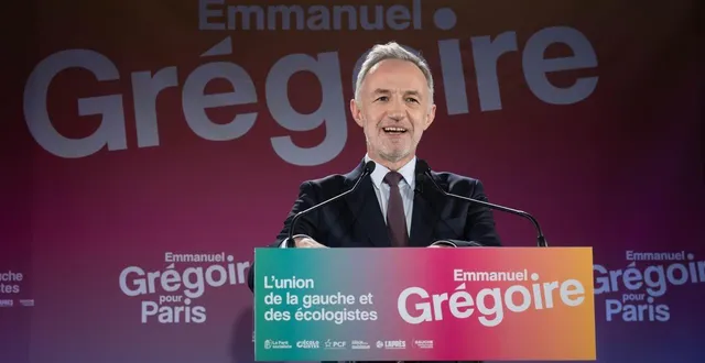 photo  le candidat de la gauche unie hors lfi, emmanuel grégoire.  &copy;  stéphane geufroi / ouest-france 