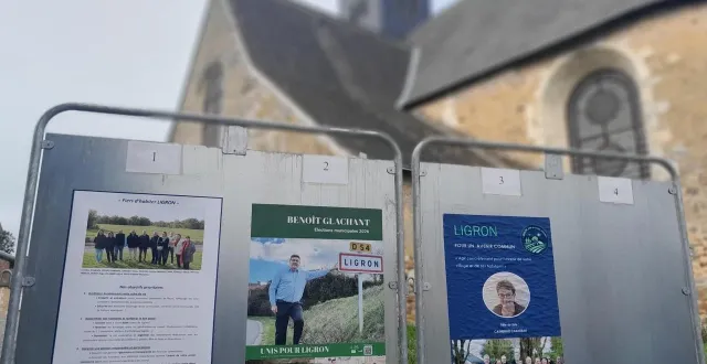 photo  à ligron, il y avait trois listes au départ.  &copy;  le maine libre 