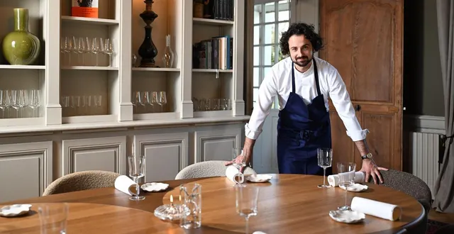 photo  bouchemaine, le 25 novembre 2025. première étoile michelin pour le chef romain zarazaga du restaurant lueurs.  &copy;  josselin clair 