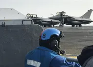 photo  le pang succédera en 2038 au porte-avions charles de gaulle. un enjeu de souveraineté nationale réaffirmé par le président à travers cette visite à indret. 