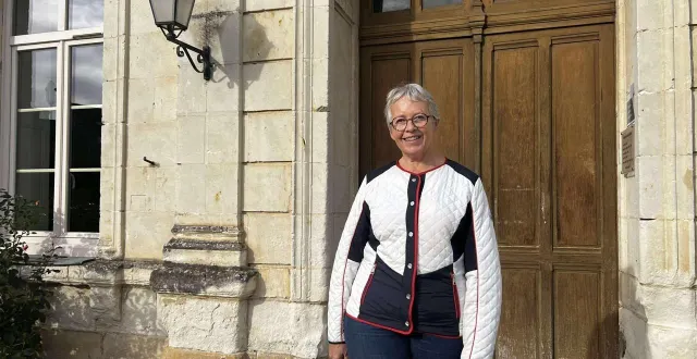 photo  à échemiré puis jarzé, élisabeth marquet est maire depuis 1989.  &copy;  co 