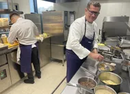 photo  le chef olivier samson reconquiert son étoile michelin au domaine du liziec à vannes (morbihan). 