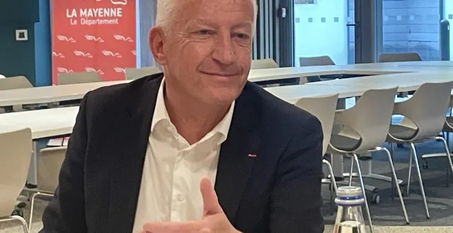 photo  olivier richefou, président du conseil départemental de la mayenne  &copy;  ouest-france 
