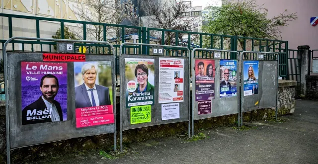 photo  quatre des sept candidats sont qualifiés pour le second tour au mans.  &copy;  photo le maine libre - yvon loué 