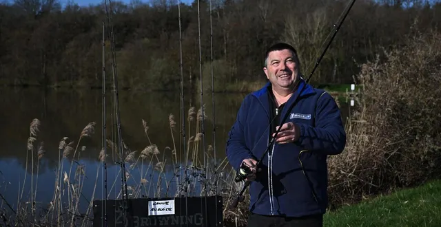 photo  brissac, maison de la pêche, 3 mars 2026. salarié de l’usine michelin, bruno charrier termine sa carrière comme « couteau suisse » de la fédération départementale de pêche.  &copy;  co - josselin clair 